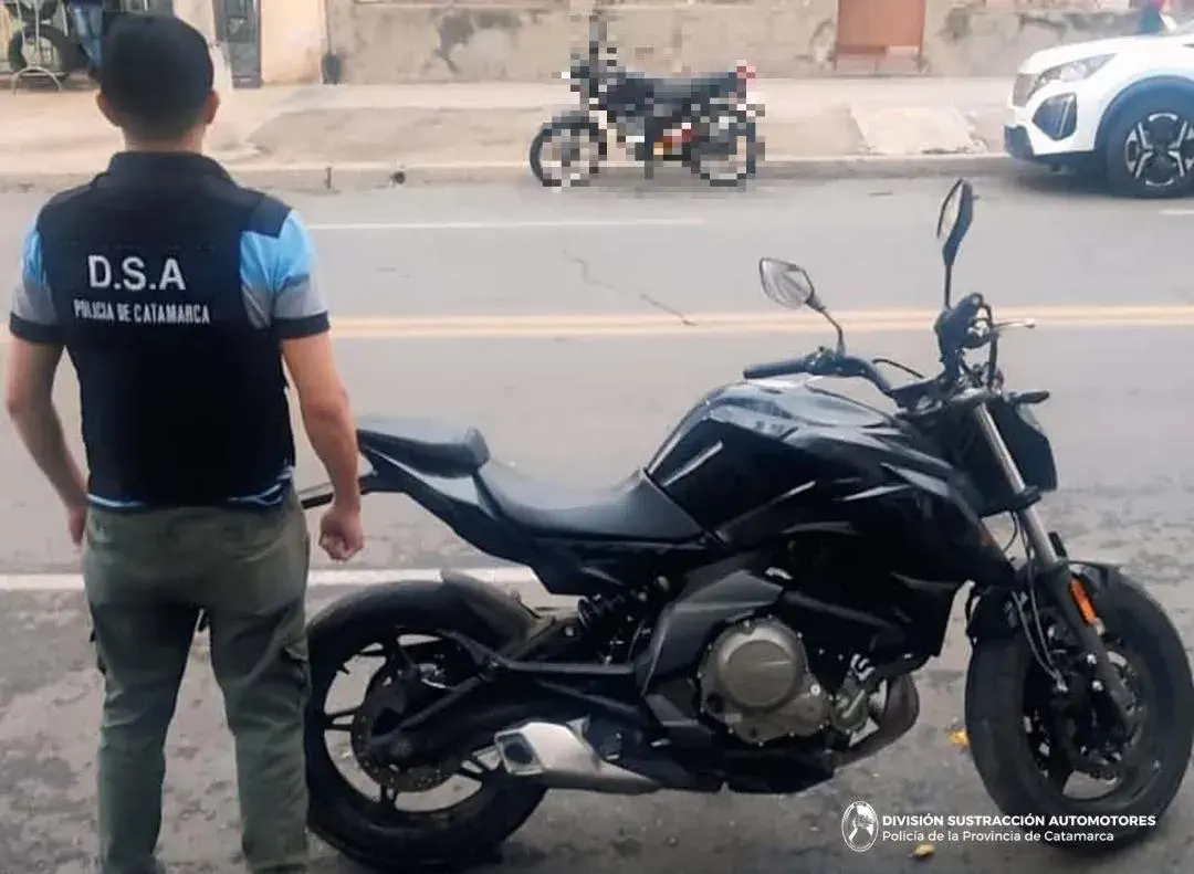 Policías secuestraron una motocicleta en un Puesto Caminero de la zona alta de la Capital
