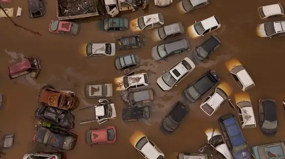 Por reparación de alcantarilla, transitar con precaución por RN 64