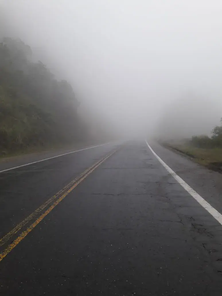 Por visibilidad reducida, transitar con precaución por Cuesta del Totoral