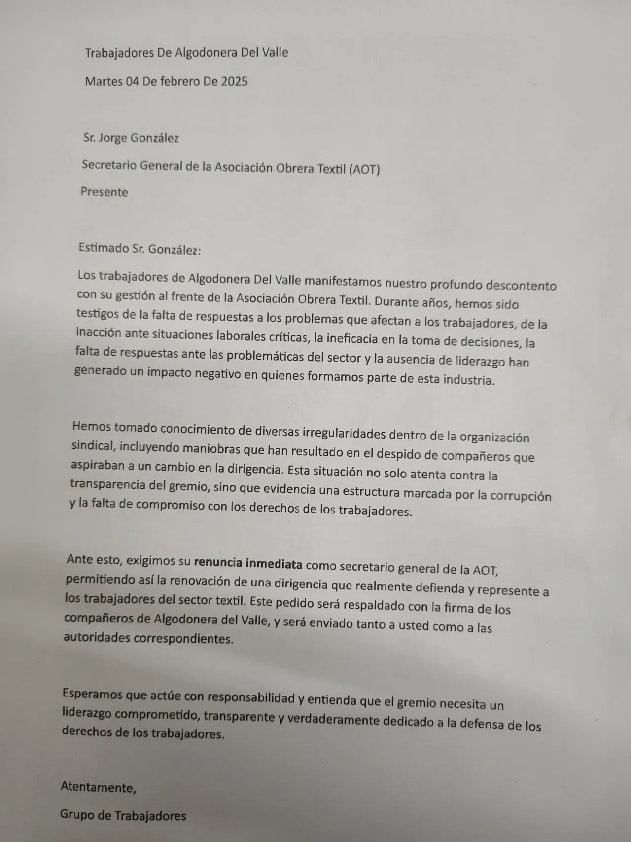 Raúl Barot gestionó mejoras en agua y energía para la jurisdicción de Los Altos