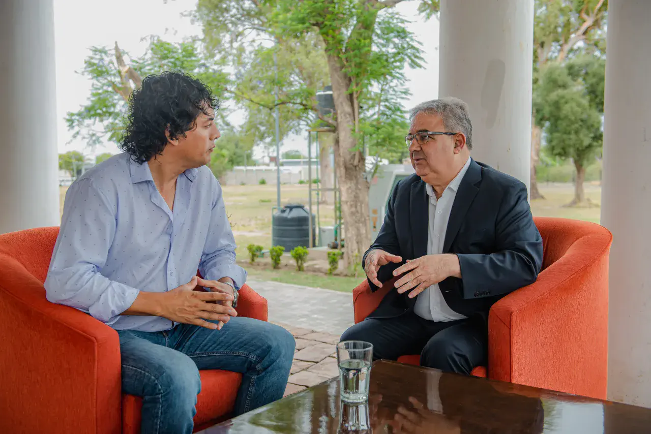 Raúl Jalil recibió al intendente electo de Santa Rosa