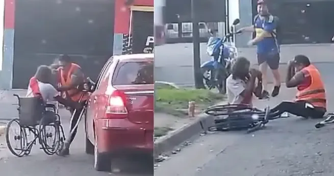 Robó un celular de un auto que estaba estacionado en pleno centro