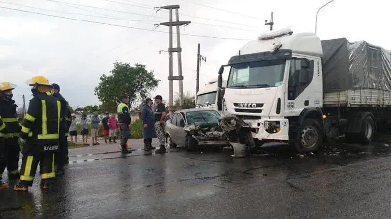 Ruta 38: Un hombre falleció en brutal choque con un camión