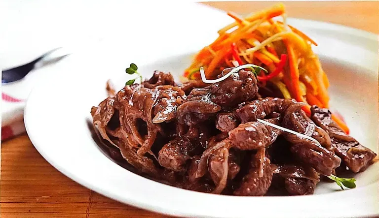 Salteado de ternera y vegetales
