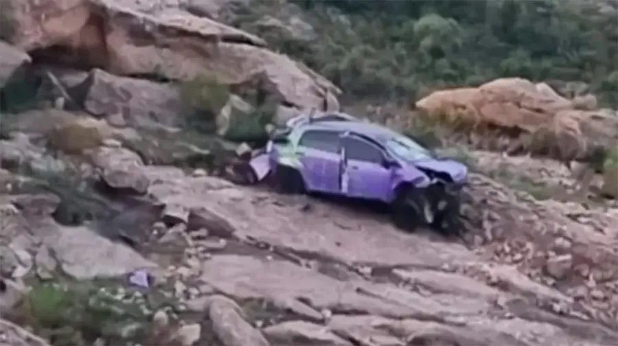 Se accidentaron a bordo de su BMW R 1.250 GS Adventure