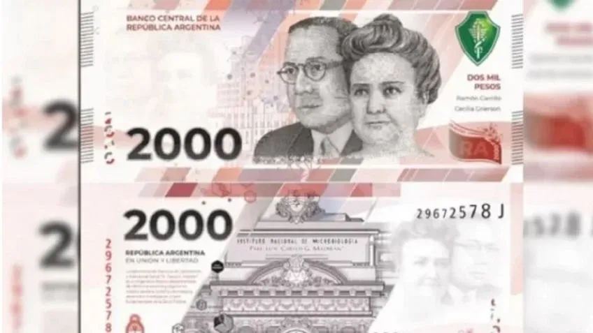 Se filtraron graves fallas de seguridad en los billetes de $ 2.000