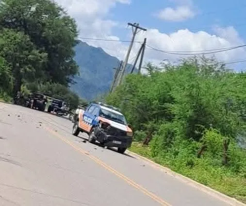 Se hundió un camión