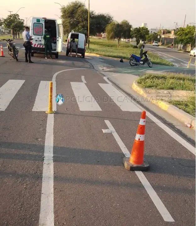 Siniestro vial en el Norte de la Capital