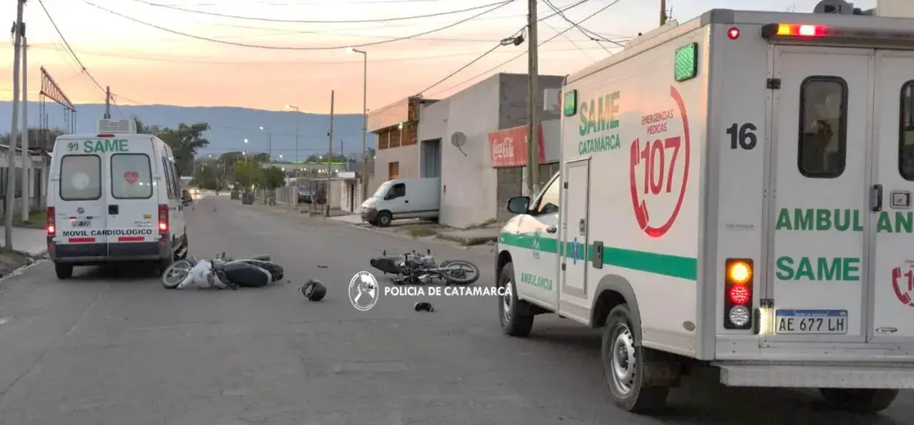 Siniestro vial en el Sur de la Capital
