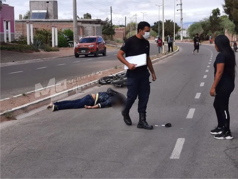 Siniestro vial en inmediaciones del Predio Ferial