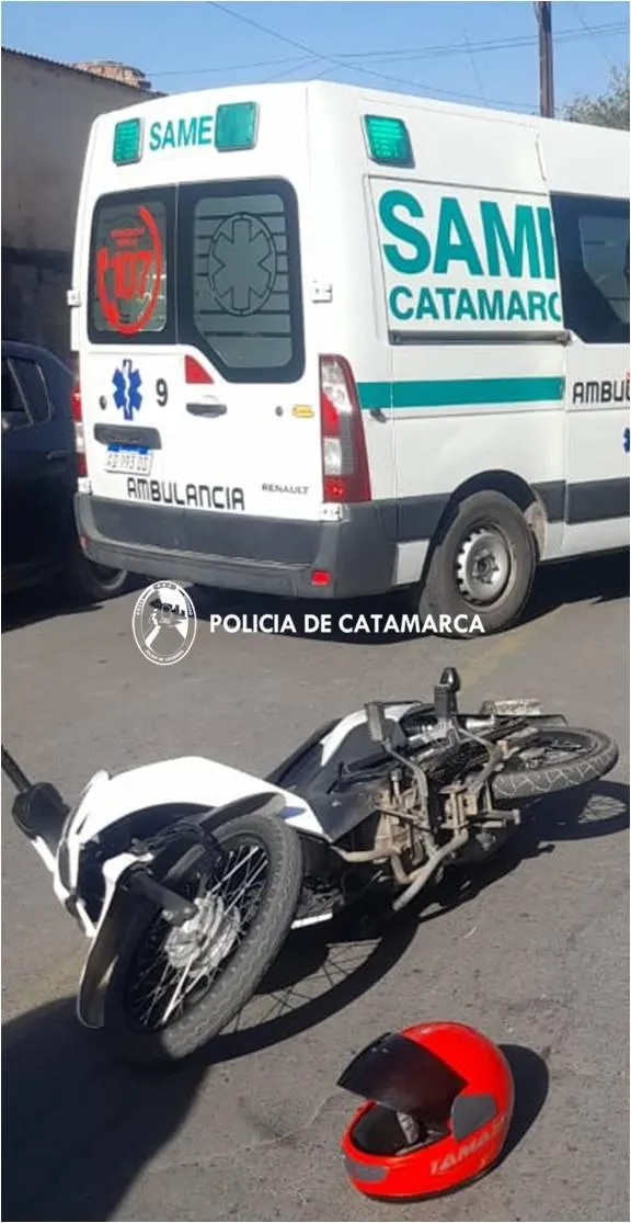 Siniestro vial en Valle Viejo