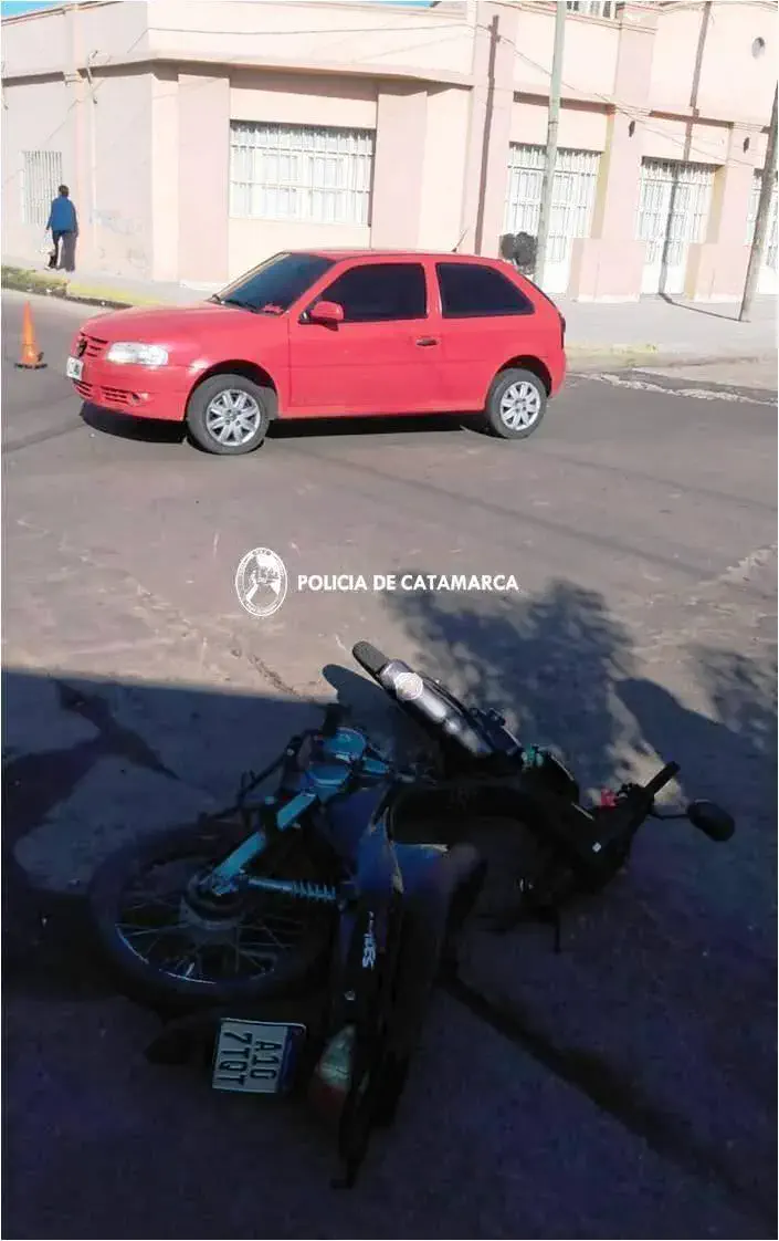 Siniestro vial en Valle Viejo