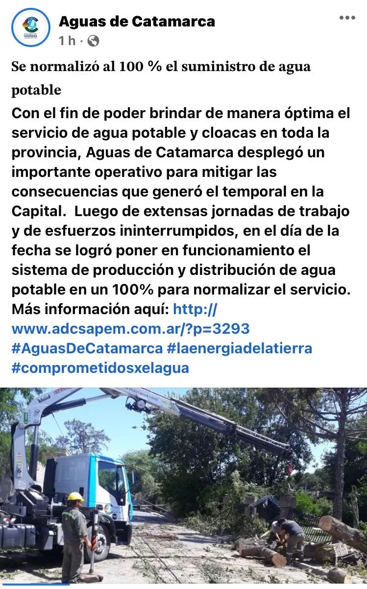 Sismo en Catamarca durante la siesta