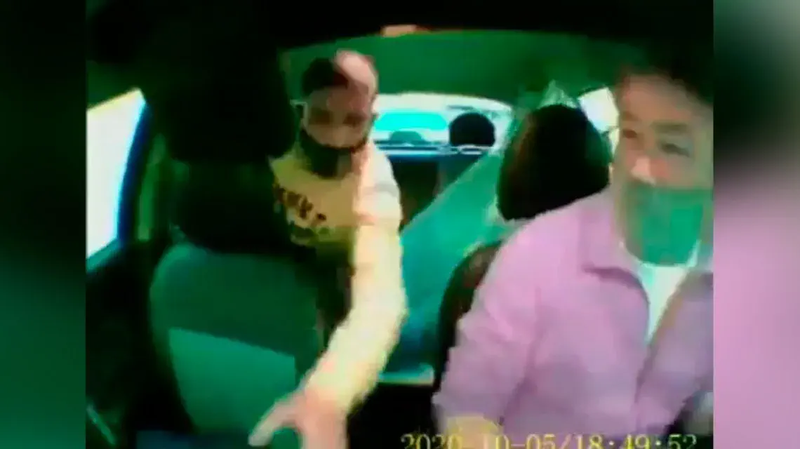 "Te meto un tiro, quedate quieto": el impresionante video del robo a un taxista
