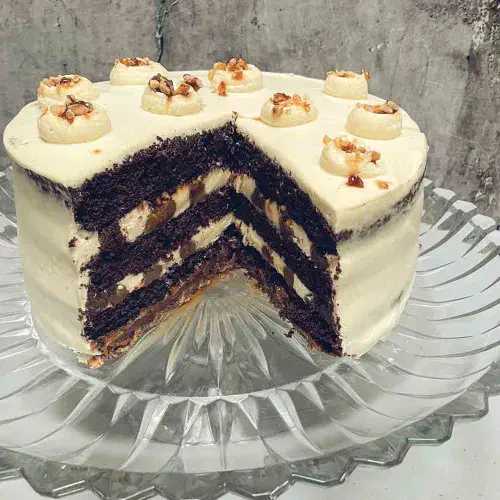 Torta de chocolate crocante