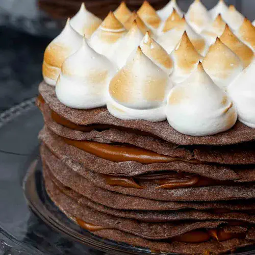 Torta rogel de chocolate