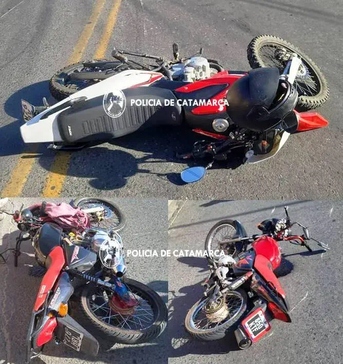 Tres motocicletas protagonizaron un siniestro vial