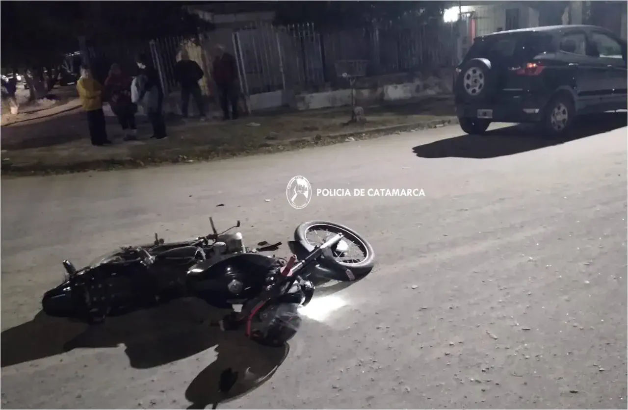 Un joven resultó lesionado en un siniestro vial