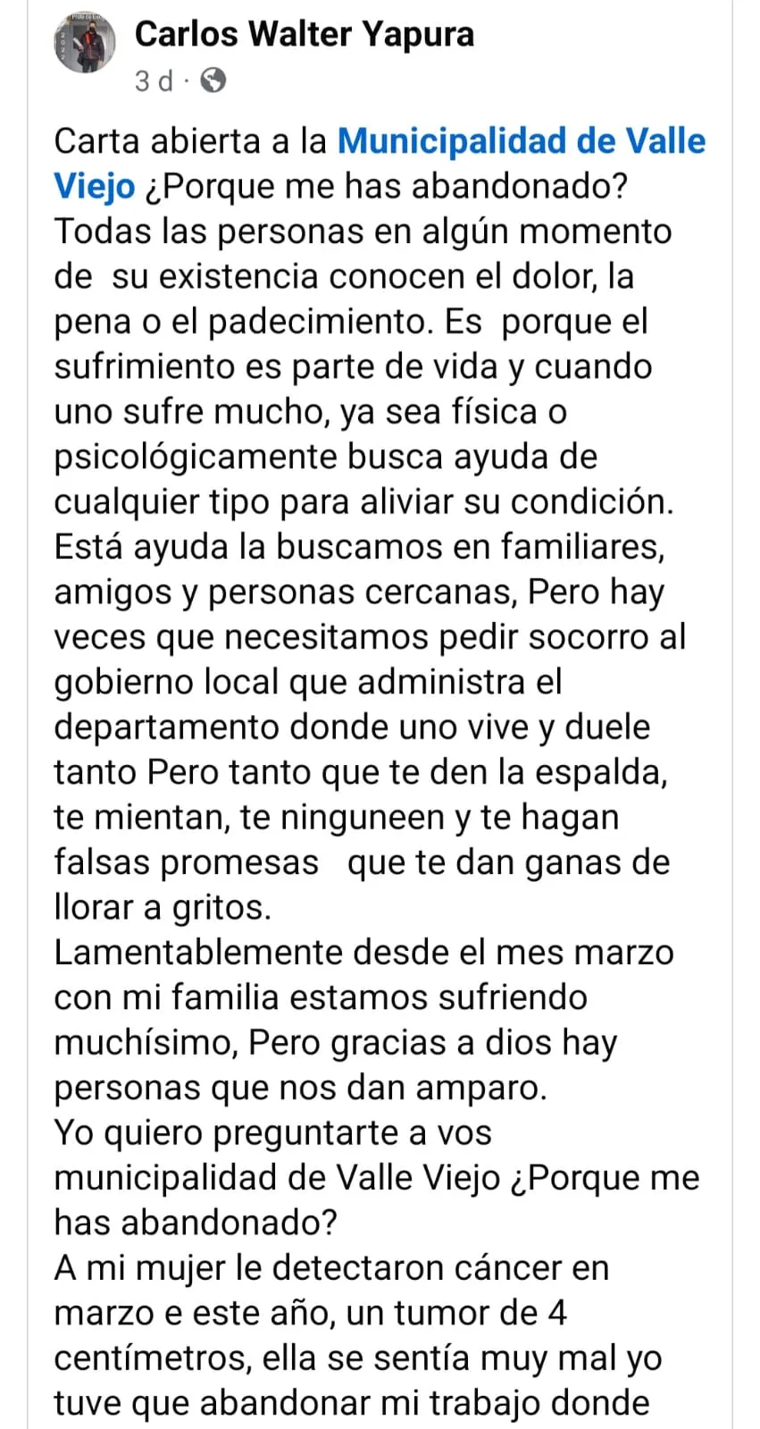 Un niño escribió una carta a Dios y le pidió que la madre no lo maltratara a él y a los hermanitos