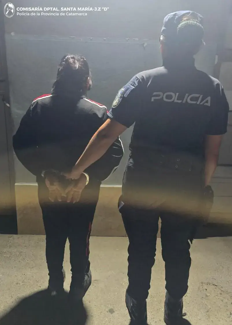 Una mujer fue arrestada en Santa María