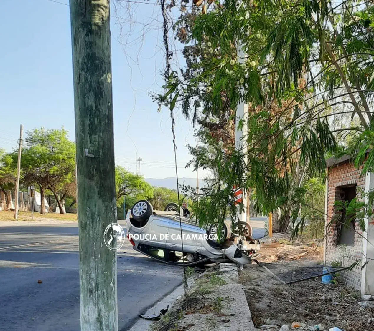 Una mujer resultó lesionada en un siniestro vial