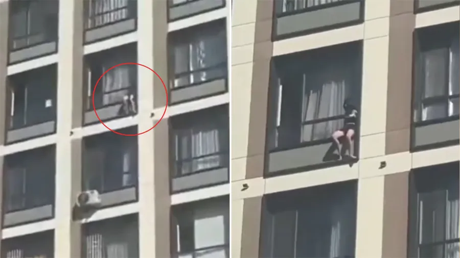 Una mujer se arrojó desde la ventana de un piso 15 y cayó sobre un nene de 2 años