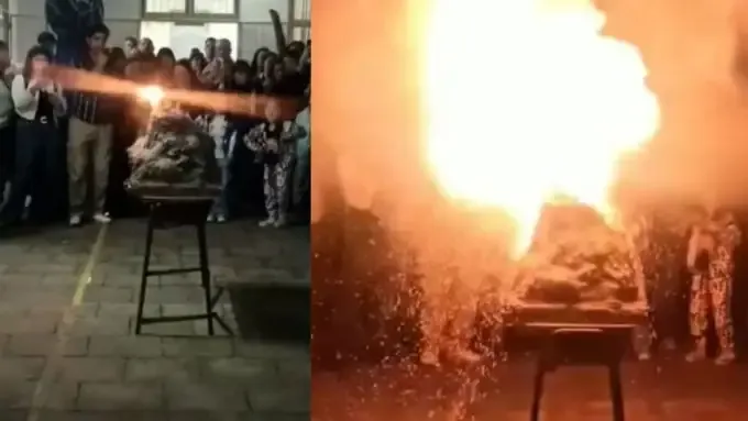 Video: "para Aguas de Catamarca, chocolate sale agua"