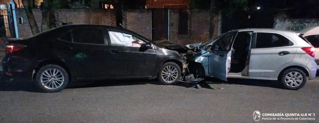Violento choque en la Capital