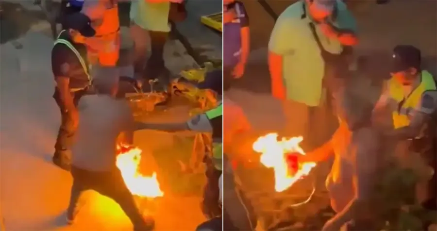 Violento vuelco