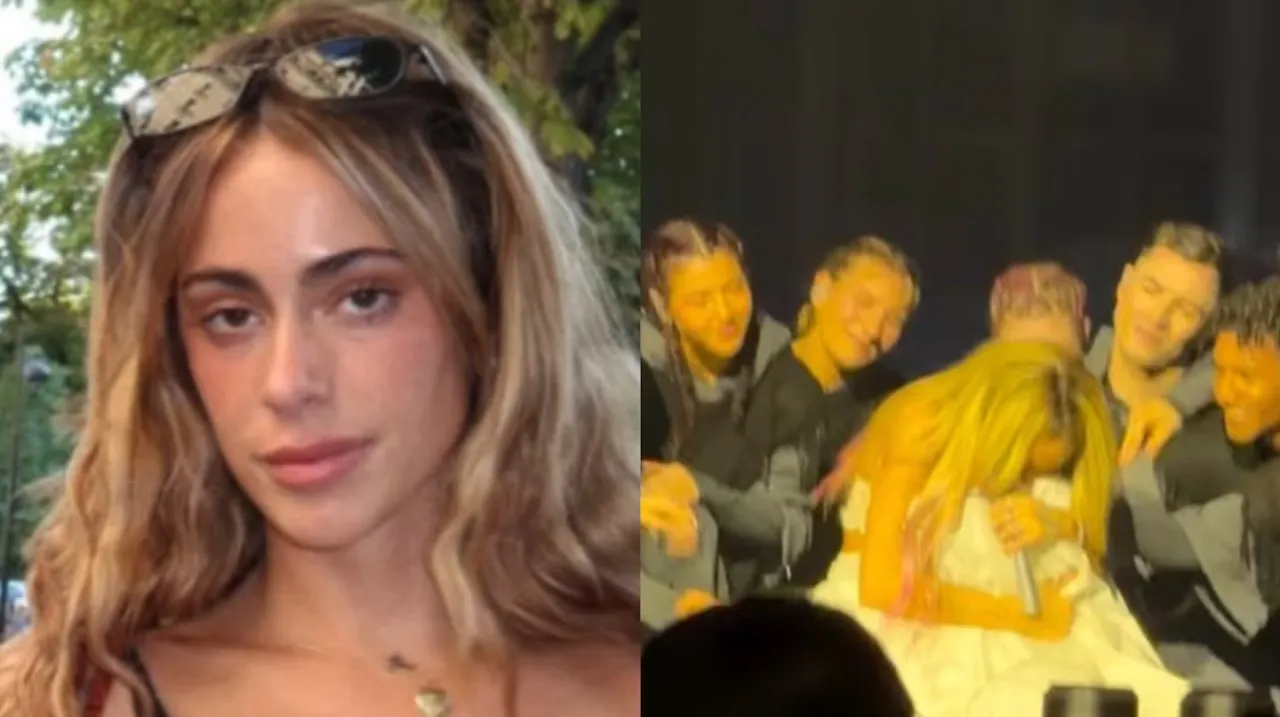 Viralizaron un video del llanto de Tini Stoessel en pleno show que generó preocupación