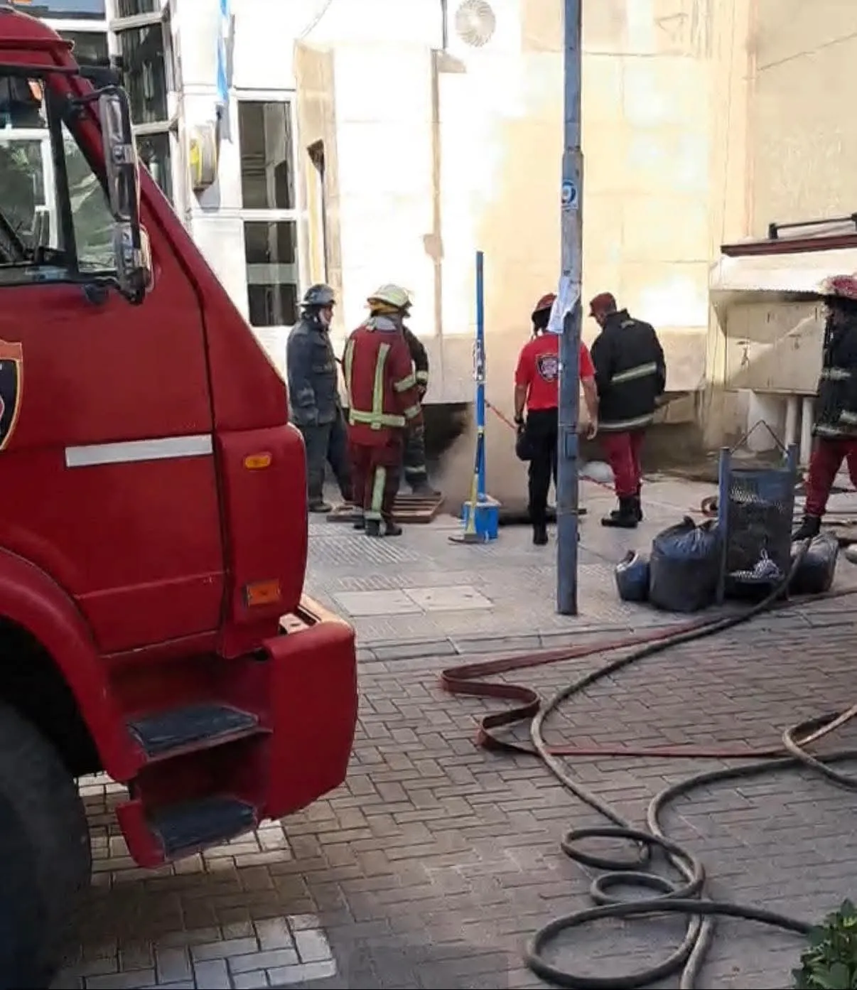 Volcó un camión en La Cébila