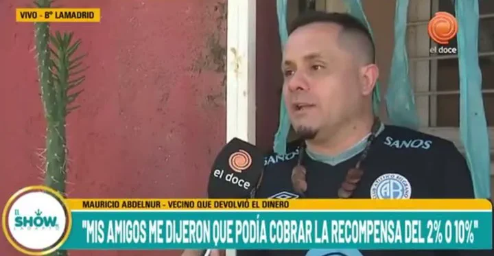 Un hombre encontró $ 37.000.000 y los devolvió, pero se indignó con la recompensa y mandó una carta documento