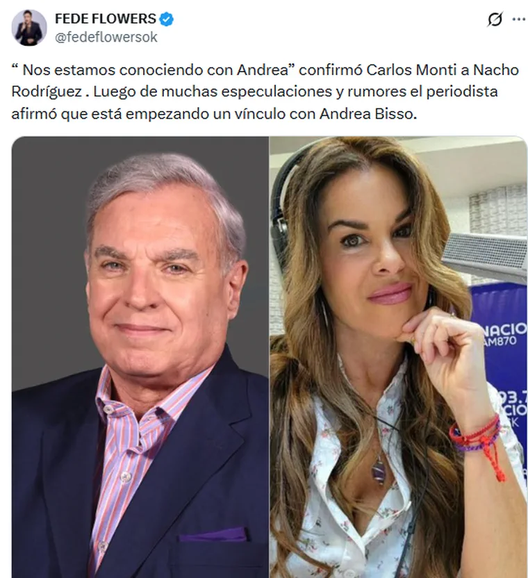 Un conocido conductor confirmó que apostó nuevamente al amor