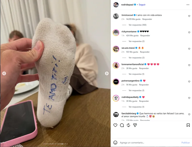 El impactante anillo que Rodrigo de Paul le dio a Tini Stoessel y que confirmó su compromiso