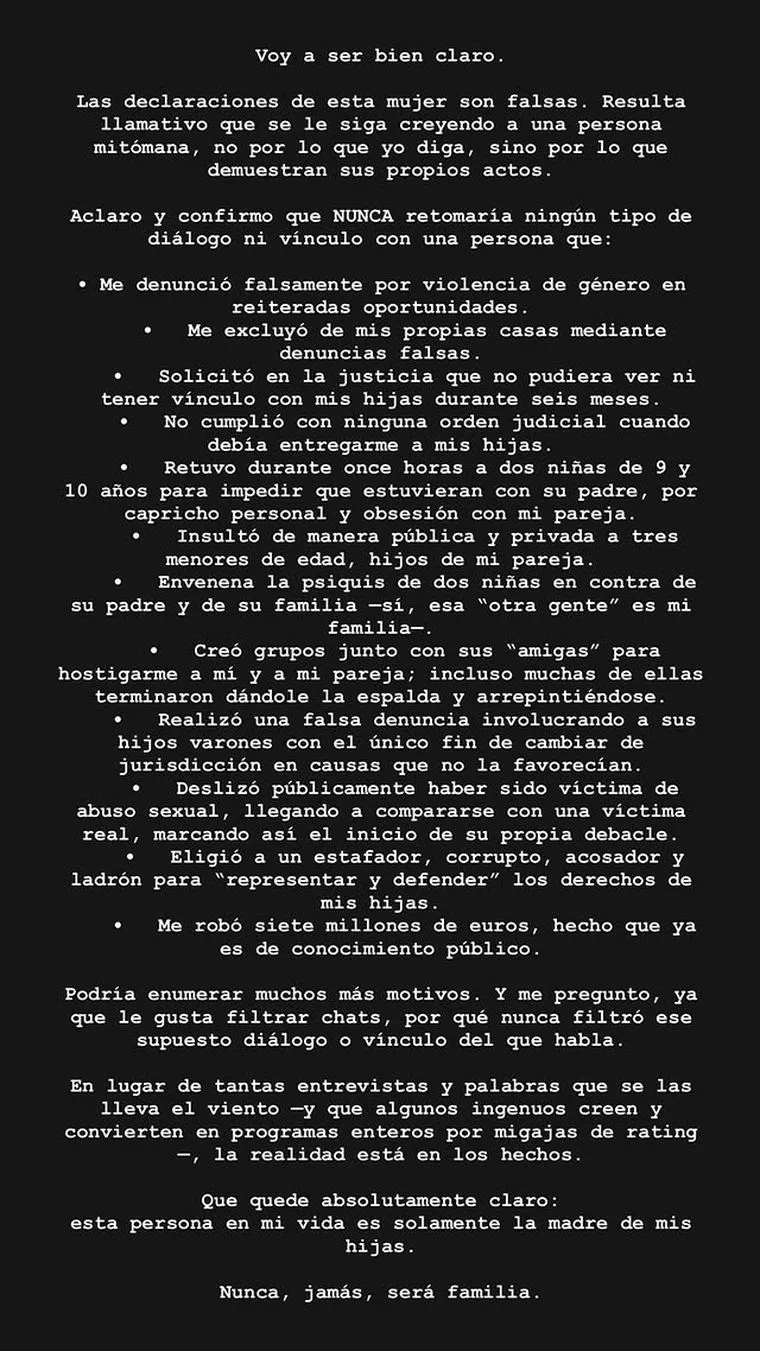 Mauro Icardi rompió el silencio y expuso 12 razones que destrozan a Wanda Nara