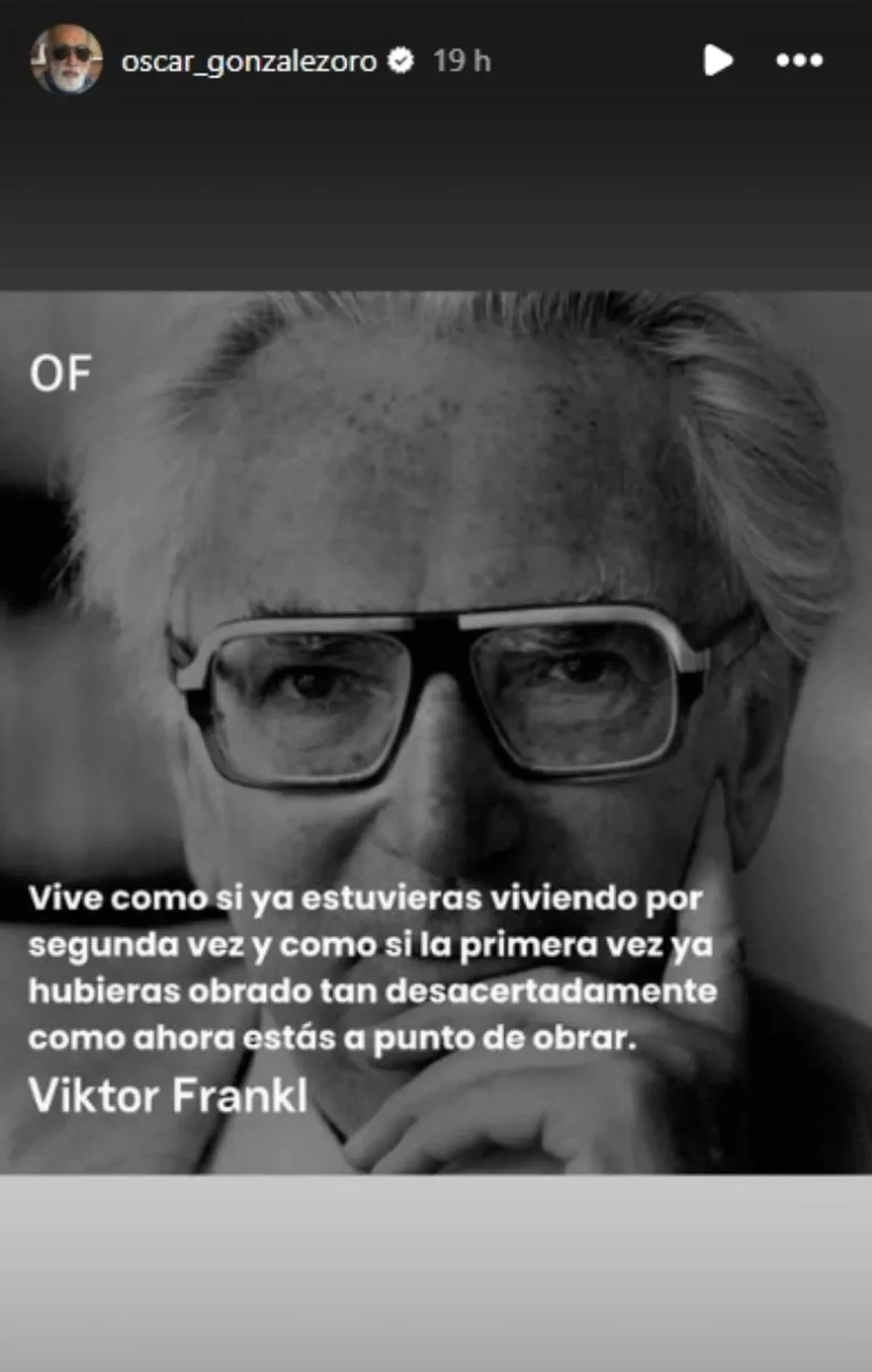 Preocupación total por los mensajes de Oscar González Oro