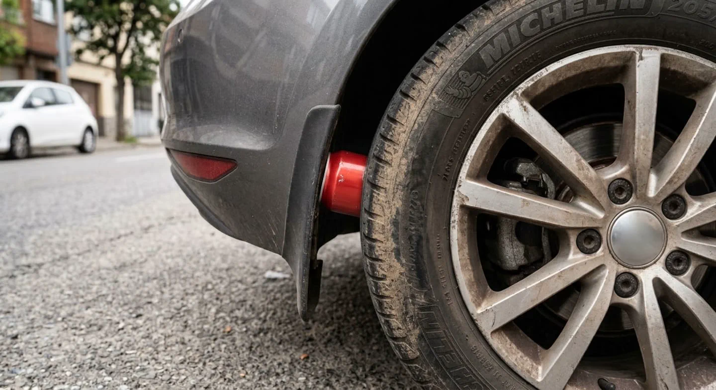 Qué significa encontrar una lata en la rueda del auto