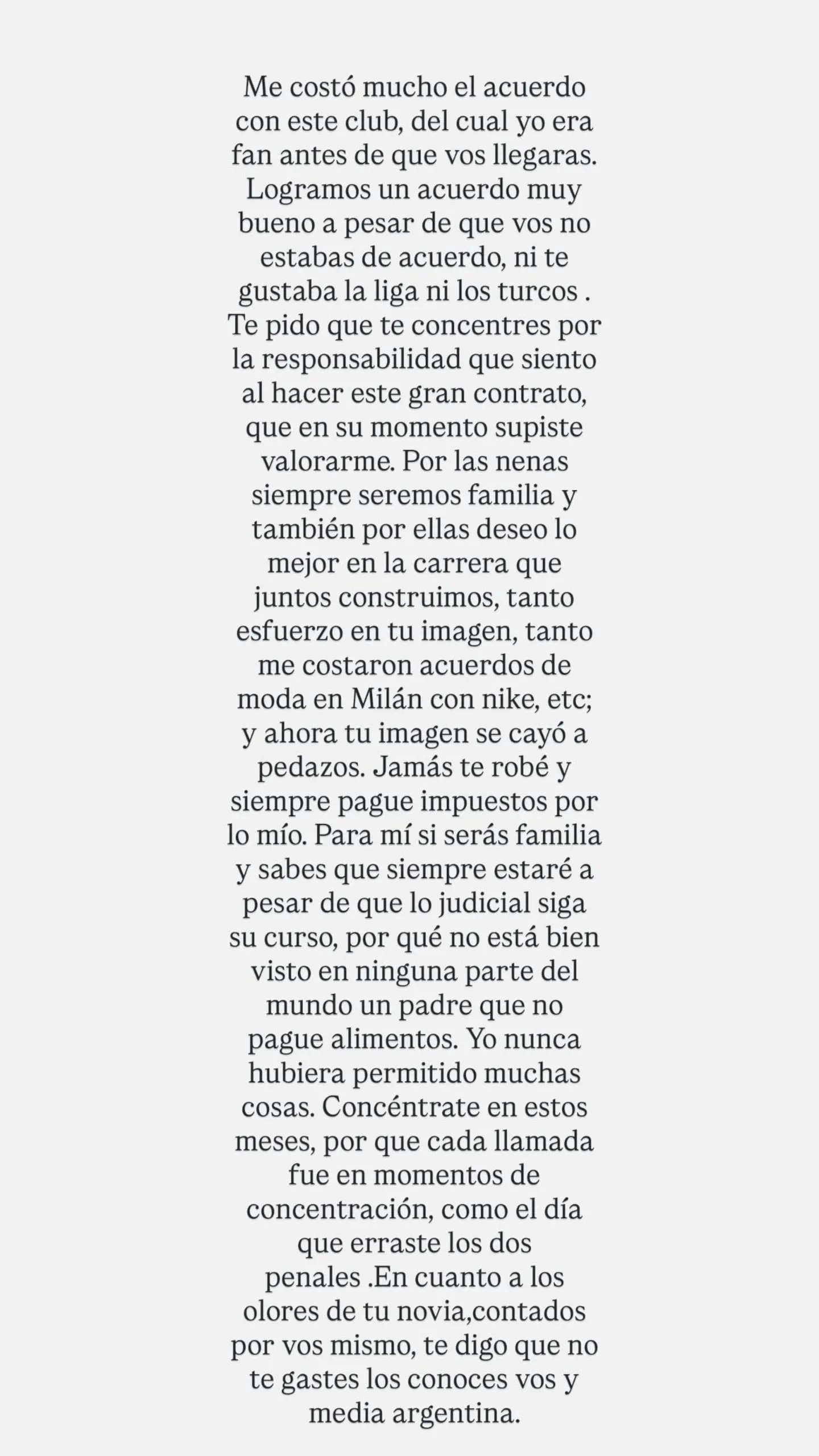 Wanda habló del olor de la China Suárez y mandó al frente a Icardi