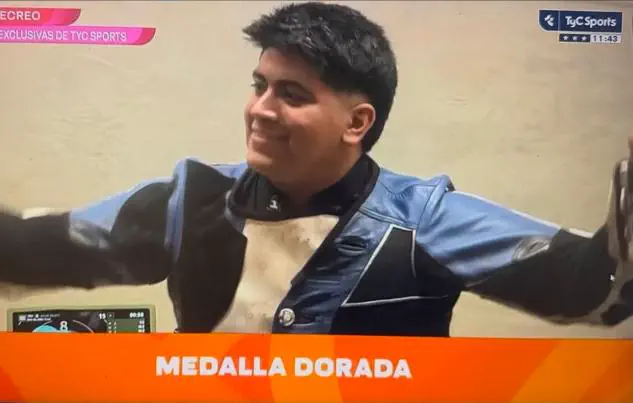 Julián Gutiérrez ganó la medalla de oro en Rifle de Aire 10m en los Juegos Suramericanos 2026