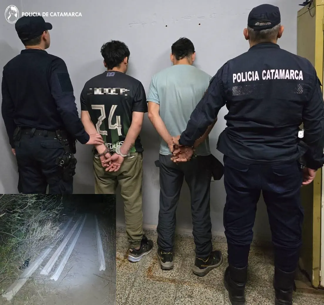 Atraparon a dos jóvenes tras robar materiales de una obra en construcción