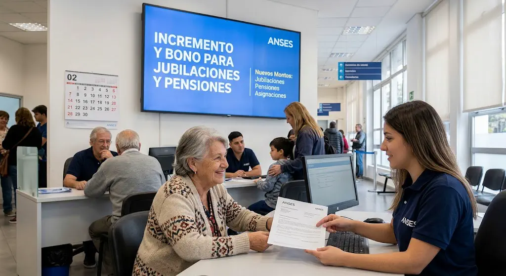 Montos de octubre con aumento y bono