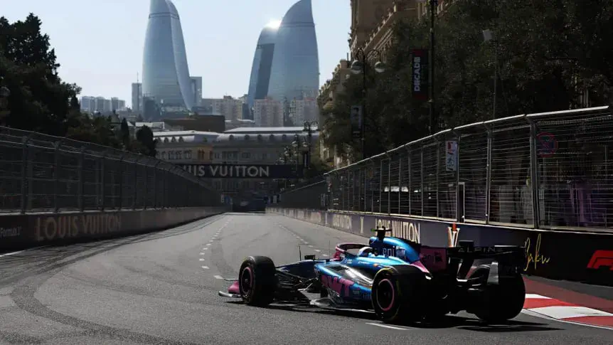 Horario y dónde ver en vivo las prácticas libres de Colapinto en el GP de Azerbaiyán