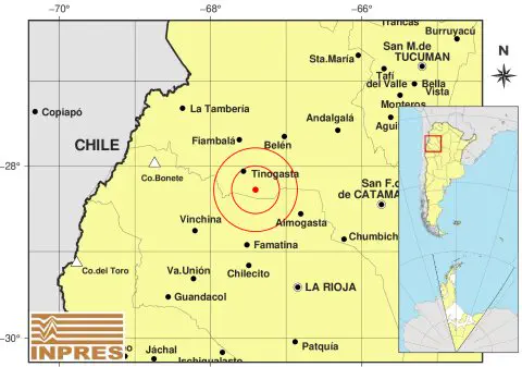 Reportan dos temblores en la Puna y el oeste provincial