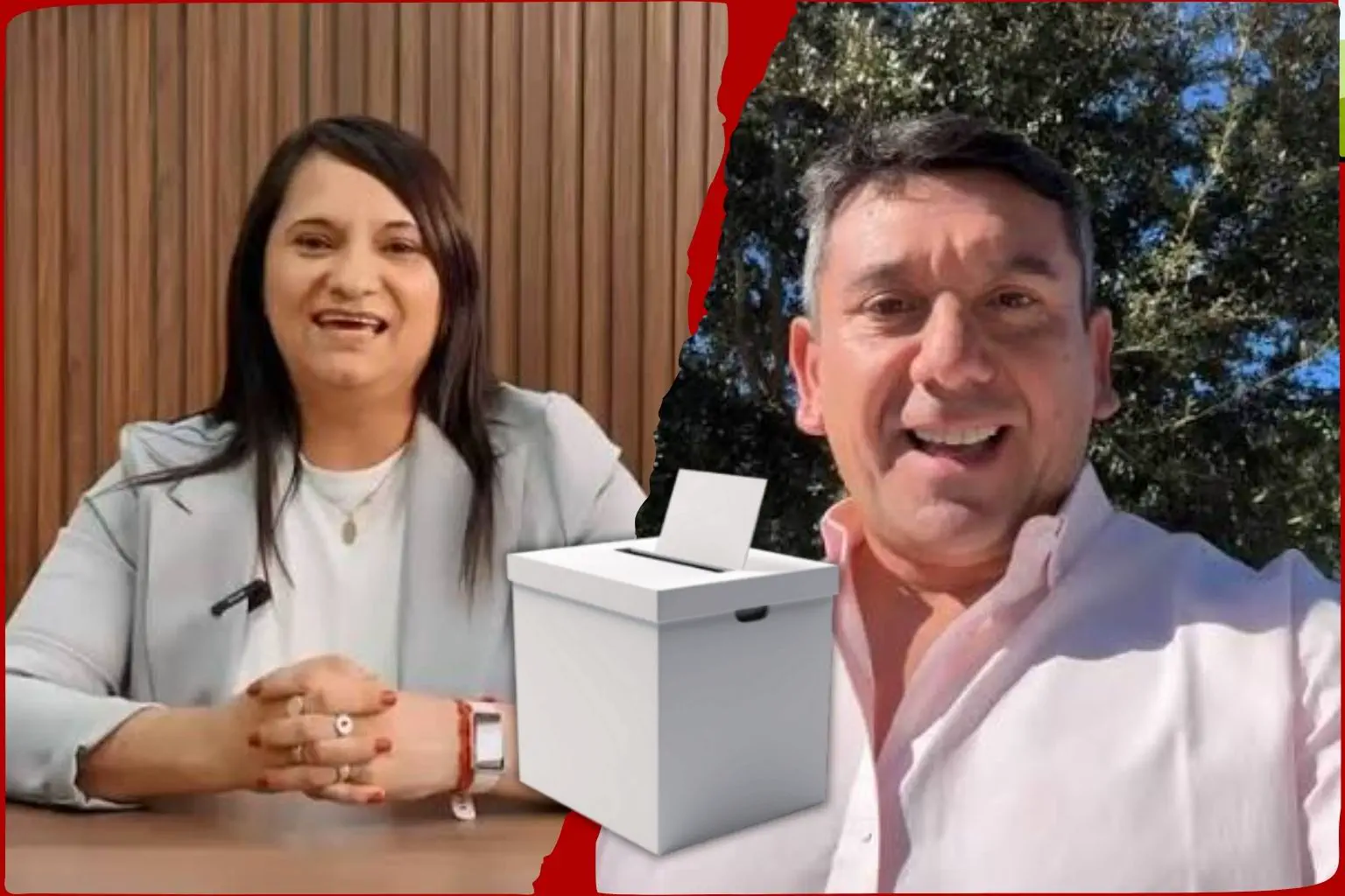 Guillermo Ferreyra y Alejandra Benavídez, urna electoral de por medio