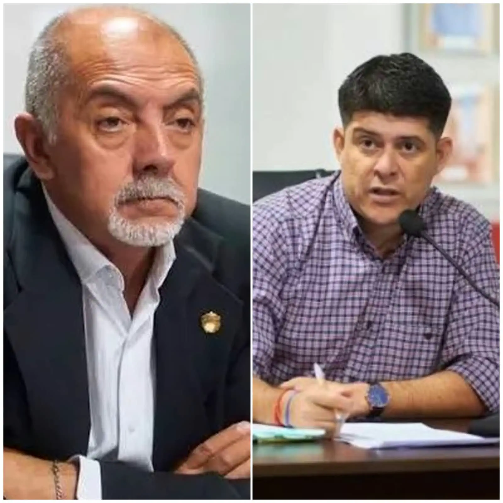 Gerónimo Cabrera se enoja porque Franklin Medina dialoga y busca soluciones a la vista de todos