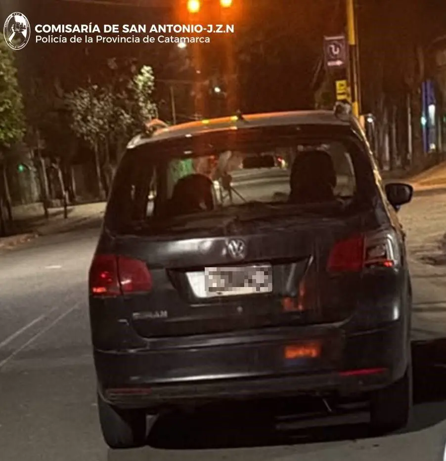 La Policía le secuestró el auto tras dar positivo en el alcohotest