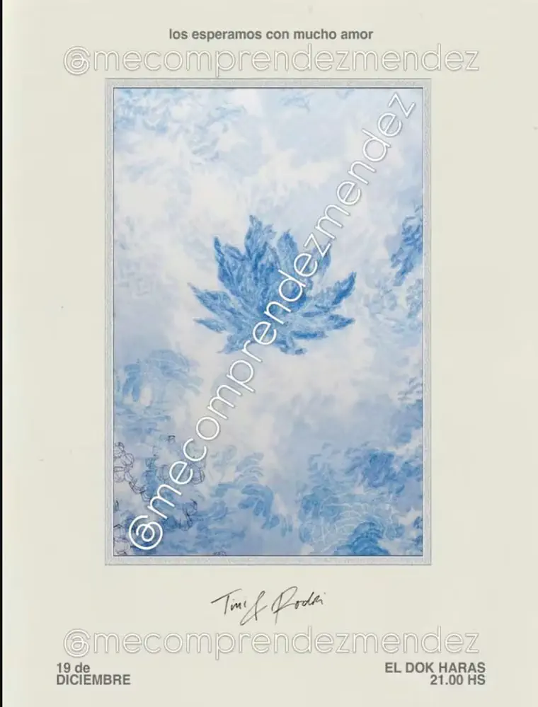 Invitación al casamiento de Tini y De Paul