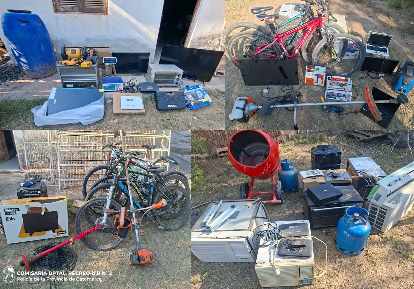 Secuestran decenas de bienes y detienen a tres personas en allanamientos masivos