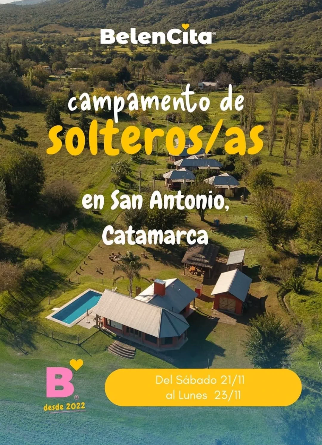 Ni Tinder ni pantallas: lanzan un campamento de solteros para volver al encuentro cara a cara