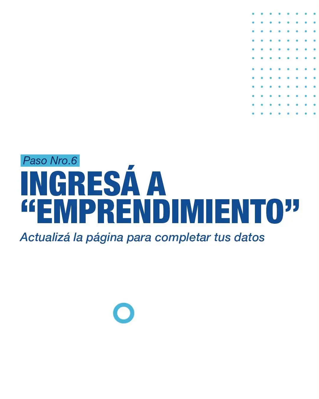 Registro Único de Emprendedores para impulsar proyectos locales